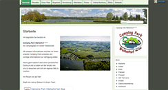 Desktop Screenshot of camping-park-weiherhof.de