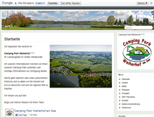 Tablet Screenshot of camping-park-weiherhof.de